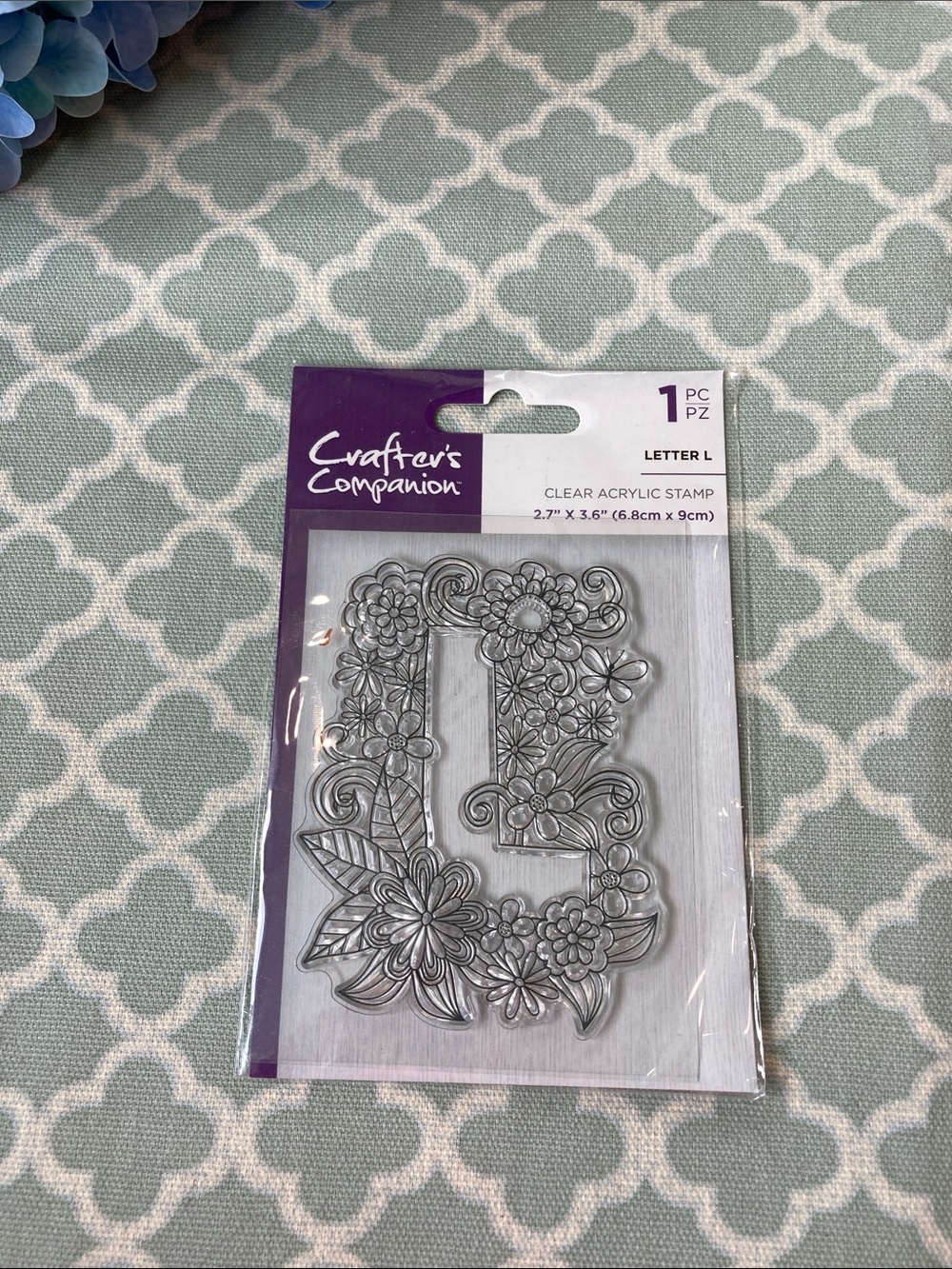 Crafters Companion Clear Doodle L Stamp NEW